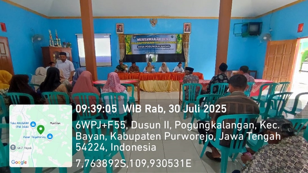 Musdes Sosialisasi dan Pembentukan Tim Penyusun Perubahan RPJMDes Tahun 2019-2027